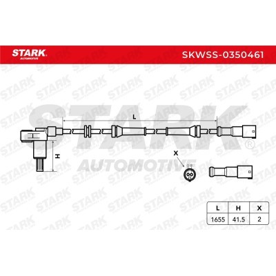 ABS Sensor Stark SKWSS-0350461 SKWSS-0350461 - photo 5