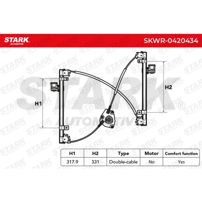 Window Regulator Stark SKWR-0420434 SKWR-0420434 - photo 7