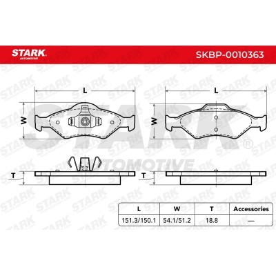 Brake Pads Set Stark SKBP-0010363 SKBP-0010363 - photo 5