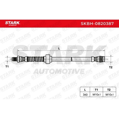 Brake Hose Stark SKBH-0820387 SKBH-0820387 - photo 2