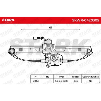 Window Regulator Stark SKWR-0420305 SKWR-0420305 - photo 9