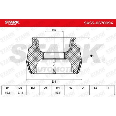 Strut Support Bearing Front Stark SKSS-0670094 SKSS-0670094 - photo 4