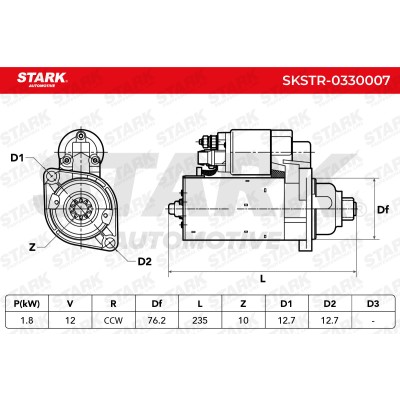 Starter Stark SKSTR-0330007 SKSTR-0330007 - photo 7
