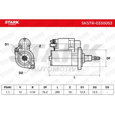 Starter Stark SKSTR-0330053 SKSTR-0330053 - photo 6