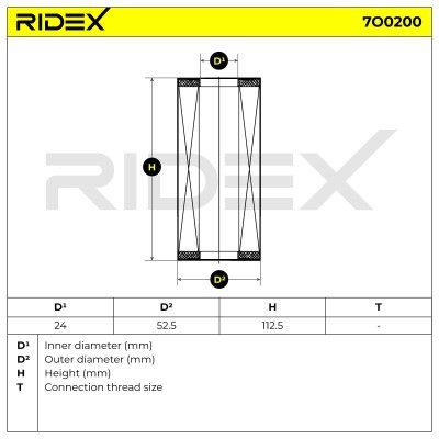 Oil Filter RIDEX 7O0200 7O0200 - photo 5