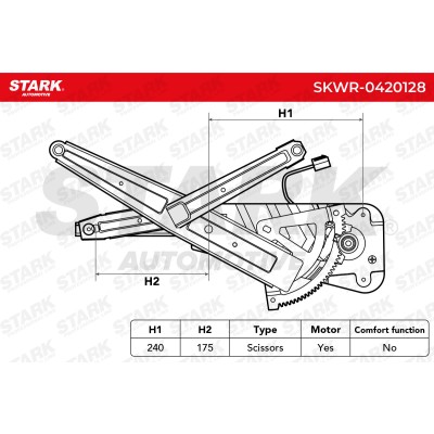 Window Regulator Stark SKWR-0420128 SKWR-0420128 - photo 7