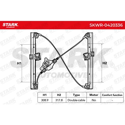 Window Regulator Stark SKWR-0420336 SKWR-0420336 - photo 5