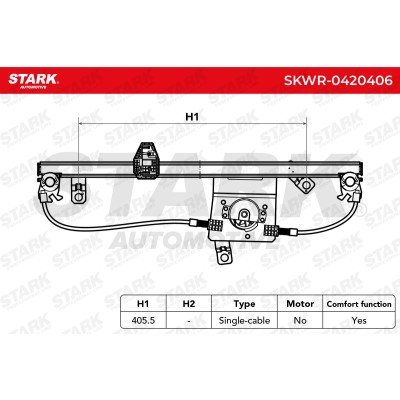 Window Regulator Stark SKWR-0420406 SKWR-0420406 - photo 5