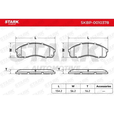 Brake Pads Set Stark SKBP-0010378 SKBP-0010378 - photo 6