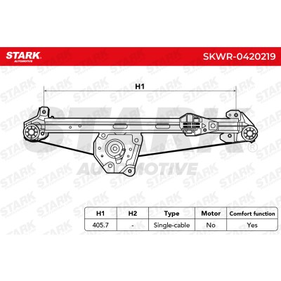 Window Regulator Stark SKWR-0420219 SKWR-0420219 - photo 6