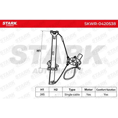 Window Regulator Stark SKWR-0420538 SKWR-0420538 - photo 5
