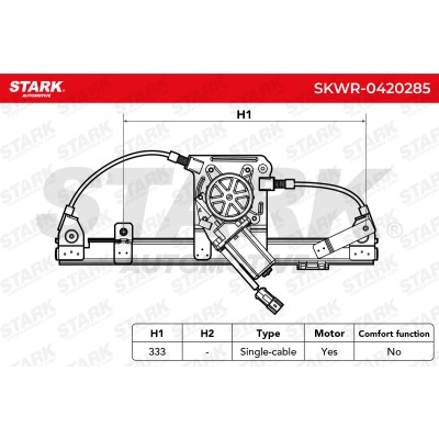 Window Regulator Stark SKWR-0420285 SKWR-0420285 - photo 6