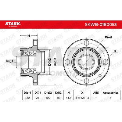 Wheel Bearing Stark SKWB-0180053 SKWB-0180053 - photo 5