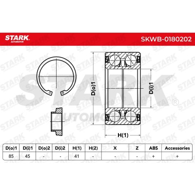 Wheel Bearing Stark SKWB-0180202 SKWB-0180202 - photo 3