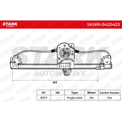 Window Regulator Stark SKWR-0420423 SKWR-0420423 - photo 4