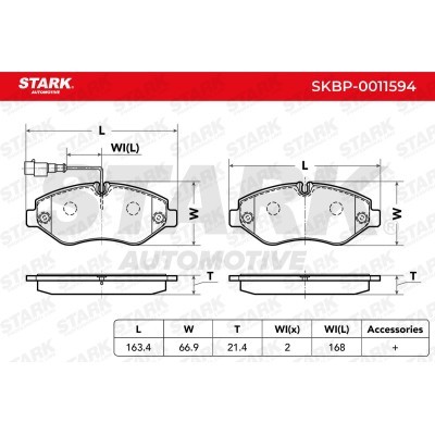 Brake Pads Set Stark SKBP-0011594 SKBP-0011594 - photo 7