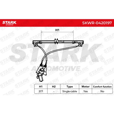 Window Regulator Stark SKWR-0420197 SKWR-0420197 - photo 8