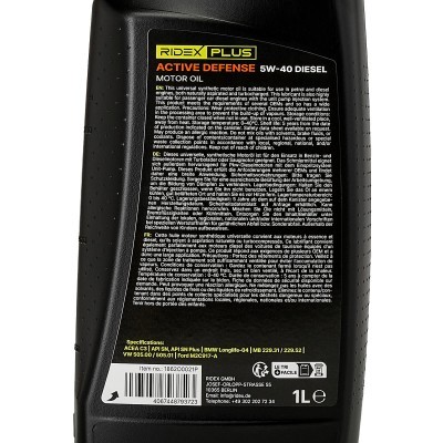 Engine Oil RIDEX 1862O0021P 1862O0021P - photo 5