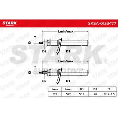 Shock Absorber Stark SKSA-0133477 SKSA-0133477 - photo 5