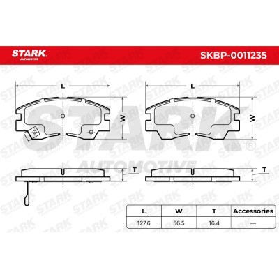 Brake Pads Set Stark SKBP-0011235 SKBP-0011235 - photo 6