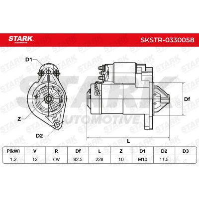 Starter Stark SKSTR-0330058 SKSTR-0330058 - photo 7