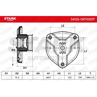 Strut Support Bearing Front Stark SKSS-0670307 SKSS-0670307 - photo 6