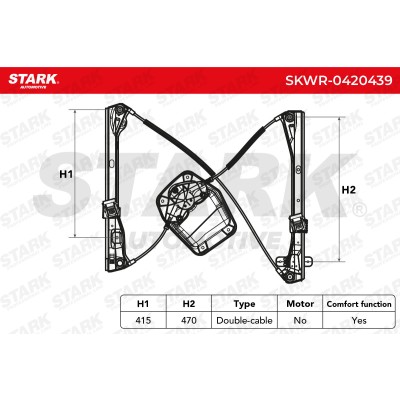 Window Regulator Stark SKWR-0420439 SKWR-0420439 - photo 6