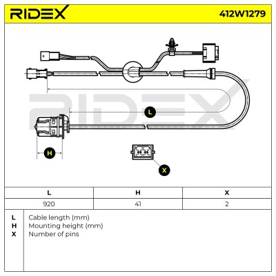 ABS Sensor RIDEX 412W1279 412W1279 - photo 6
