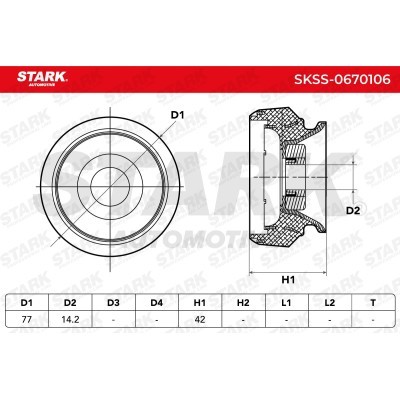 Strut Support Bearing Front Stark SKSS-0670106 SKSS-0670106 - photo 4