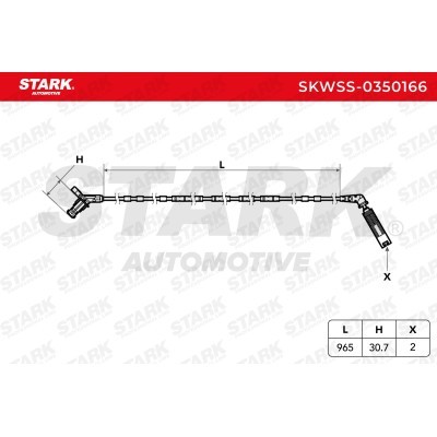 ABS Sensor Stark SKWSS-0350166 SKWSS-0350166 - photo 5