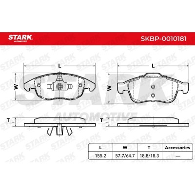 Brake Pads Set Stark SKBP-0010181 SKBP-0010181 - photo 4
