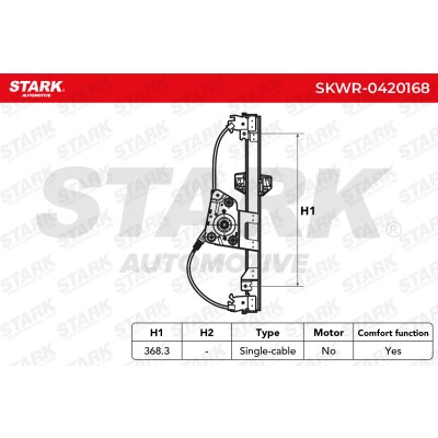 Window Regulator Stark SKWR-0420168 SKWR-0420168 - photo 5