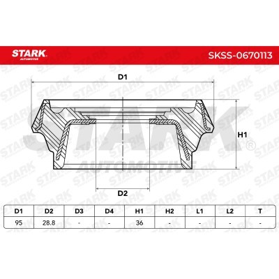 Strut Support Bearing Front Stark SKSS-0670113 SKSS-0670113 - photo 5