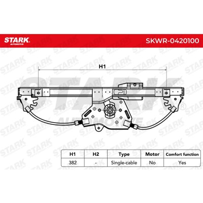 Window Regulator Stark SKWR-0420100 SKWR-0420100 - photo 6