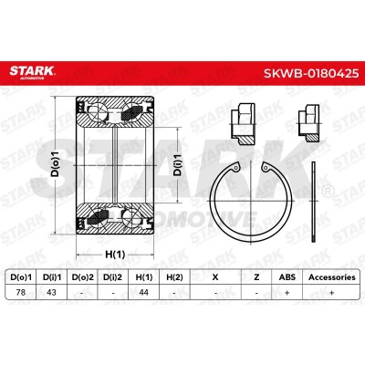 Wheel Bearing Stark SKWB-0180425 SKWB-0180425 - photo 3