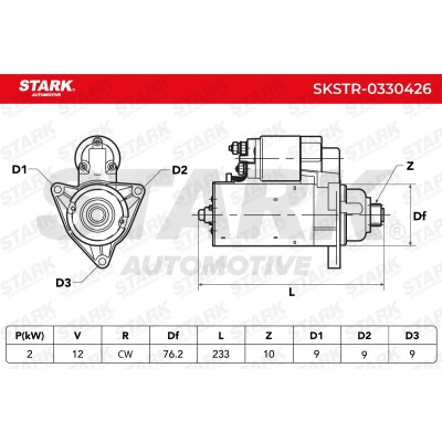 Starter Stark SKSTR-0330426 SKSTR-0330426 - photo 7