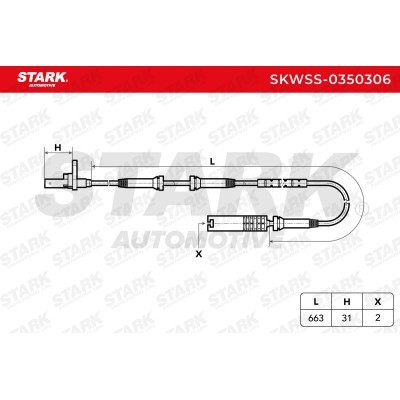 ABS Sensor Stark SKWSS-0350306 SKWSS-0350306 - photo 6