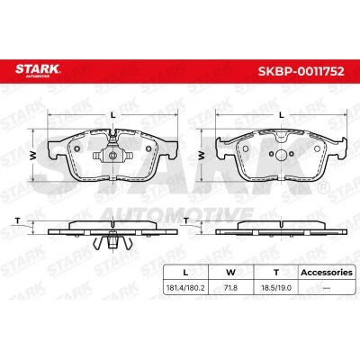 Brake Pads Set Stark SKBP-0011752 SKBP-0011752 - photo 5