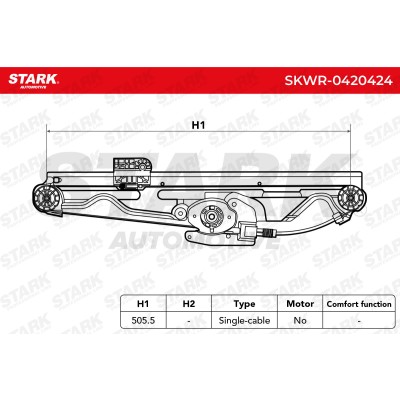Window Regulator Stark SKWR-0420424 SKWR-0420424 - photo 5
