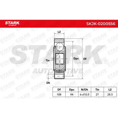 Joint Kit, Drive Shaft Stark SKJK-0200556 SKJK-0200556 - photo 4