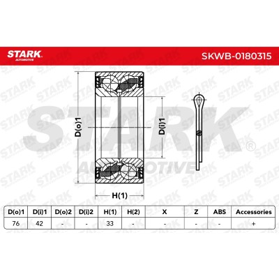 Wheel Bearing Stark SKWB-0180315 SKWB-0180315 - photo 3
