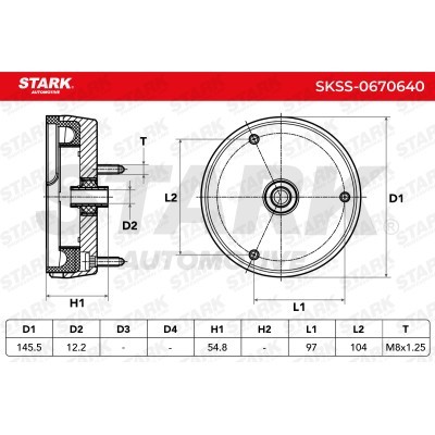 Strut Support Bearing Front Stark SKSS-0670640 SKSS-0670640 - photo 5