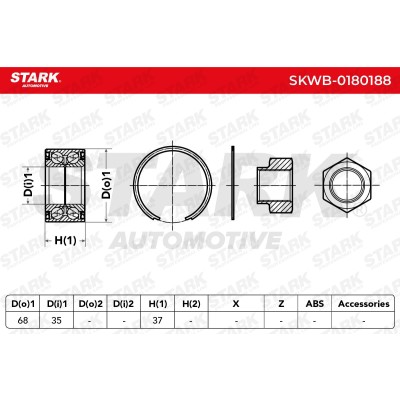 Wheel Bearing Stark SKWB-0180188 SKWB-0180188 - photo 3