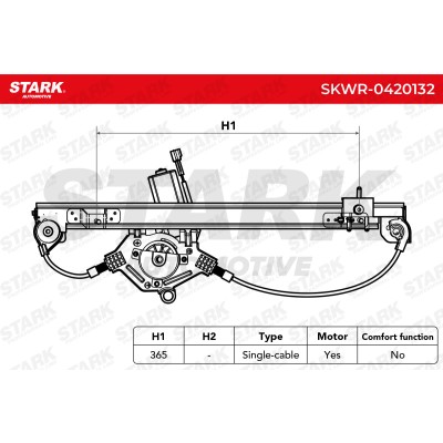 Window Regulator Stark SKWR-0420132 SKWR-0420132 - photo 3