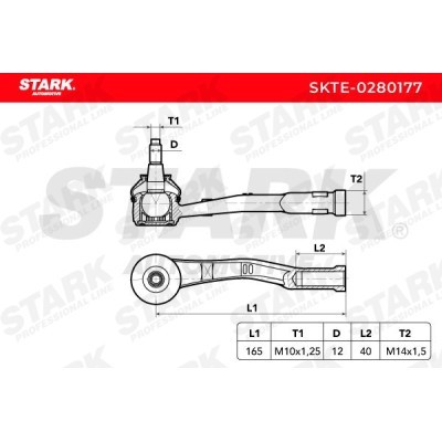 Tie Rod End Stark SKTE-0280177 SKTE-0280177 - photo 5