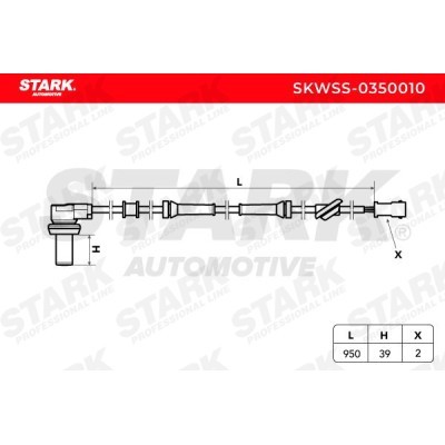 ABS Sensor Stark SKWSS-0350010 SKWSS-0350010 - photo 6