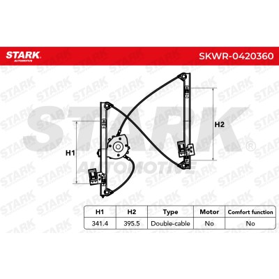 Window Regulator Stark SKWR-0420360 SKWR-0420360 - photo 5