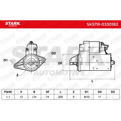 Starter Stark SKSTR-0330182 SKSTR-0330182 - photo 6