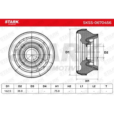 Strut Support Bearing Front Stark SKSS-0670456 SKSS-0670456 - photo 5