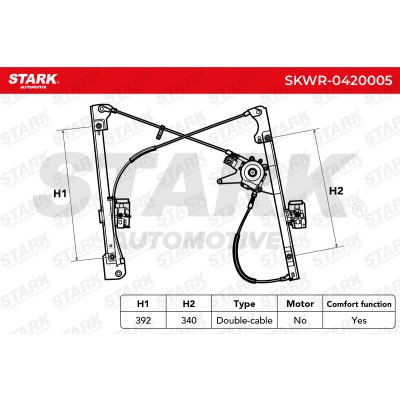 Window Regulator Stark SKWR-0420005 SKWR-0420005 - photo 5